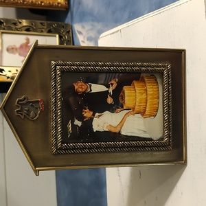 Brass photo frame
